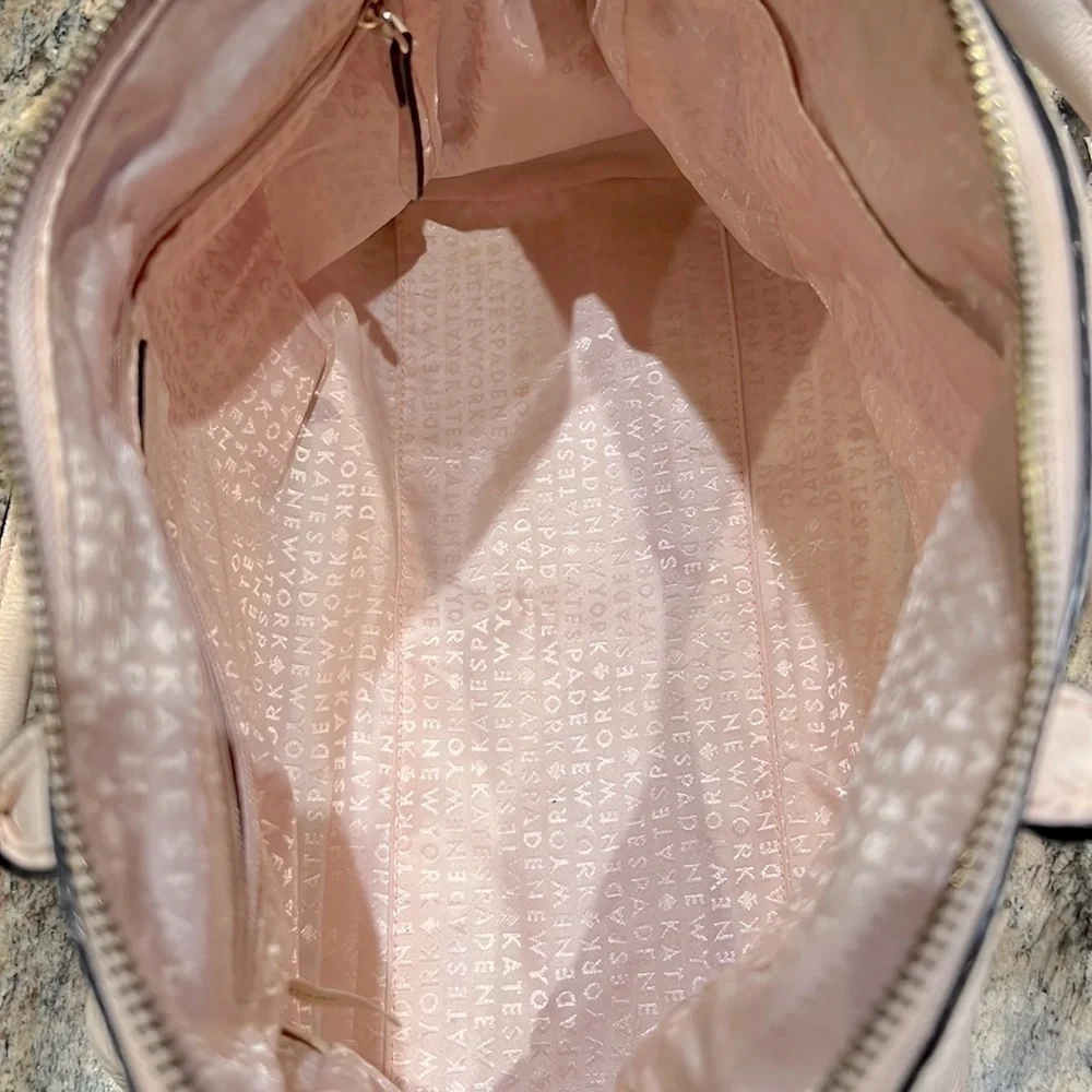 Kate Spade Montgomery Street Leather Baby Pink Satchel Bag